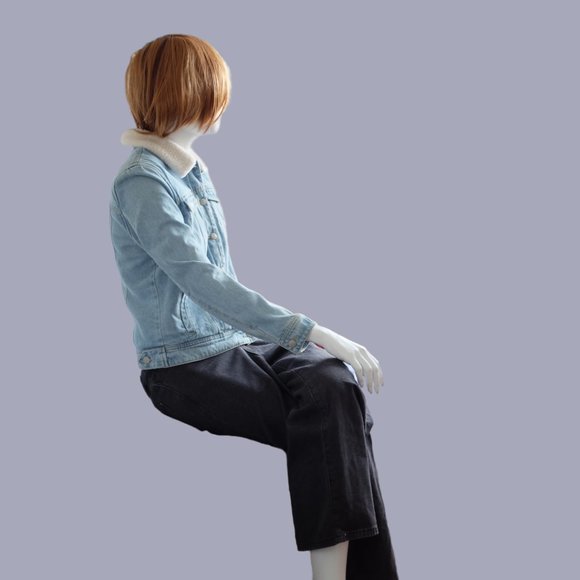 Denim Pimkie Sherpa Lined Jacket size S - Picture 2 of 3